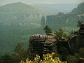 Schrammsteine - pohľad na Affensteine